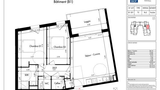 Appartement à vendre, 63m², Provins