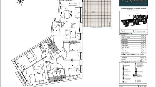 Appartement à vendre à Villiers-sur-Marne - Centre-ville