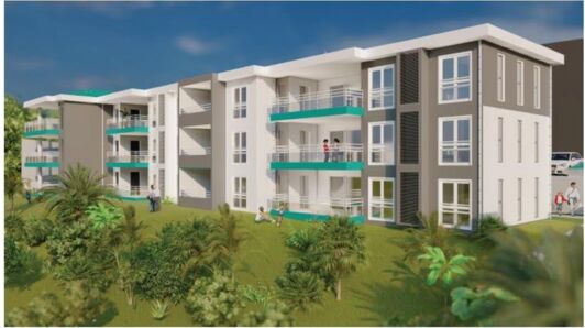 Appartement à vendre, 92m², Les Trois-Îlets